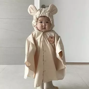 D0AD Водонепроницаемые плащи для детей, дождевик, чехол, детское пончо, плащ, девочки, мальчики