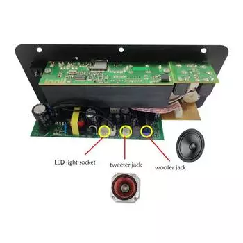D10 Bluetooth аудио усилитель плата 30-120 Вт сабвуфер двойной микрофон усилитель модуль для 4 Ом 8-12 дюймов динамик 12/24 В 110/220 В US plug