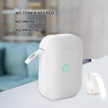 D11 Принтер для этикеток Карманный смартфон Gap Label Maker BT Беспроводная термопечать Поддержка 203DPI зелёный