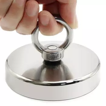 D16~D42mm сверхпрочный неодимовый рыболовный магнит N52 сверхпрочный редкоземельный магнит с потайным отверстием рым-болт спасательный магнитный