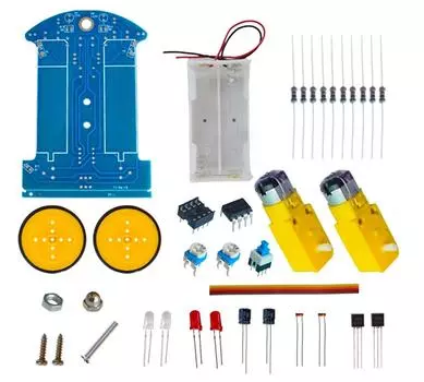 D2-1 DIY Kit Интеллектуальная линия слежения Smart Car Kit TT Motor Electronic DIY Kit Smart Patrol Automobile Parts DIY Electronic