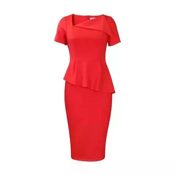 D333 Летнее сексуальное платье с асимметричным вырезом, высокой талией, облегающее, большого размера, африканское платье-карандаш Large