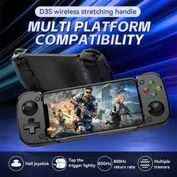 D3S Геймпад Мобильный Телефон Игровой Контроллер Беспроводной Bluetooth Геймпад Джойстик Eat Chicken Геймпад для Android IOS для Switch PC чёрный