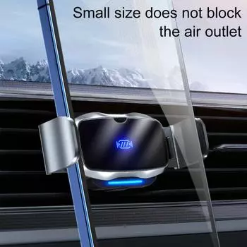 D7 Электрический Автомобильный Держатель Для Телефона Универсальный Автоматический Блокирующийся Бесшумный Автоматический Вентиляционный Электрический Электрический чёрный