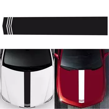 D-1041 универсальная авто наклейка украшение спортивная полоса авто наклейка на капот автомобиля