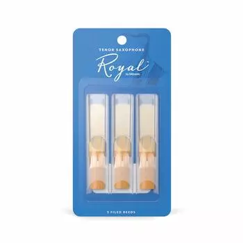 D Addario WoodWinds D Addario Royal Reeds for Tenor Saxophone, RKB0330 [Hardness: 3.0], Pack of 3