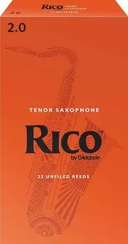 D Addario WoodWinds Трость D Addario для тенор-саксофона RICO RKA2520 [Твёрдость: 2.0] 25 штук []