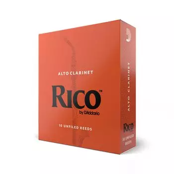 D Addario WoodWinds Трость D Addario для альт-кларнета RICO RDA1035 [Твердость: 3.5] 10 штук []