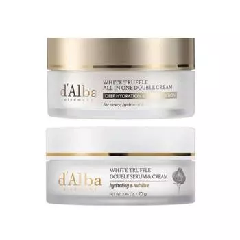 [d alba] Белый трюфель Универсальный двойной крем / сыворотка и крем 70 г Allinone Double Cream 70g