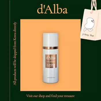 D Alba Blanc de Runway Сыворотка-фиксатор для макияжа на весь день, 80 мл, спрей, клей для макияжа, эластичность, блеск, увлажнение