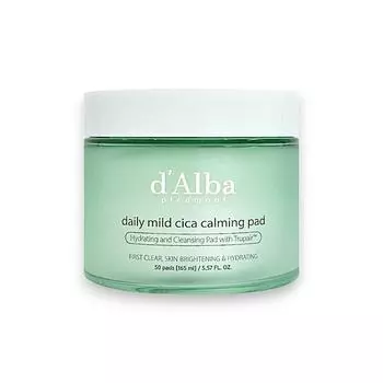 d Alba Daily Mild Cica Calming Pads 50 Sheets 165ml – Успокаивающий и увлажняющий уход за кожей
