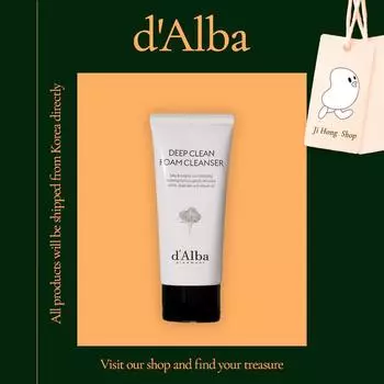 D Alba глубоко очищающая пенка для очищения пор, 80 м, очищающая пена, удаление кожного сала и черных точек