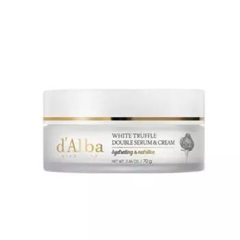 d Alba Half&Half Vegan Custome White Truffle Serum&Cream 70g - Индивидуальный увлажняющий успокаивающий уход за сывороткой и кремом для всех сезонов (5 вариантов) Aqua Serum Refill 35g