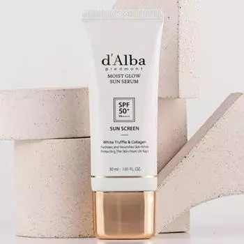 d Alba Moist Glow Солнцезащитная сыворотка 30 мл (SPF50 +) 1 PCS