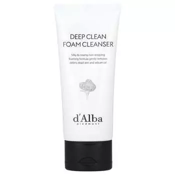 d Alba, Пенка для умывания Deep Clean, Белый трюфель, 2,70 жидких унций (80 мл)
