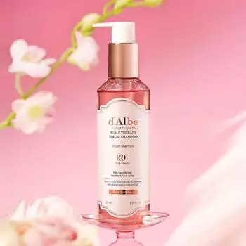 d Alba Profecssional Repairing Scalp Therapy Шампунь-сыворотка с розовой фрезией, веган, 275 мл (3 варианта) 1PCS