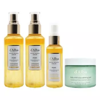 d Alba Season 4 Prime Mist Serum 2 x 100ml + 1 x 50ml + Calming Pad