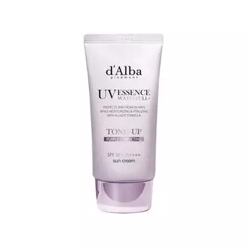 [d Alba] Waterfull UV Essence Tone Up Sun Cream #Purple SPF 50+ PA++++ 50 мл