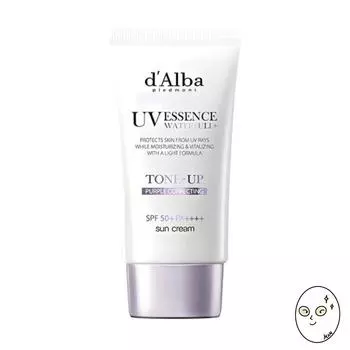 d’Alba Waterful Purple Tone-Up Солнцезащитный крем SPF50+ PA++++ 50 мл