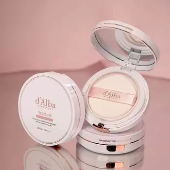 D ALBA Waterfull Tone-up Sun Cushion 15г SFP50+ PA++++ Vegan, Kbeauty, корейская косметика, пробник