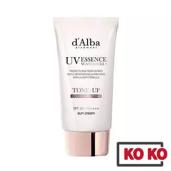 [d alba] Waterfull Tone Up Sunscreen 50 мл UV Essence SPF 50+ PA++++ 50ml