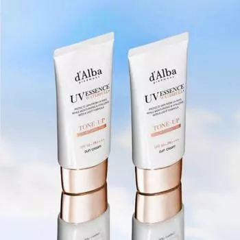d’Alba Waterfull ToneUp Солнцезащитный крем SPF50+ PA++++ – 50 мл (Набор из 2) / КОРЕЙСКАЯ КОСМЕТИКА