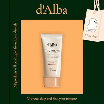 d Alba Waterfull Тонизирующий солнцезащитный крем 50 мл (SPF50 +) Отбеливание, уменьшение морщин, защита от ультрафиолета, увлажняющее сияние