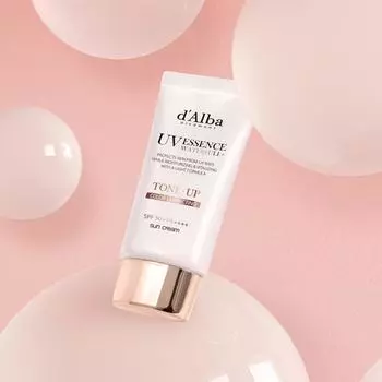 D ALBA Waterfull UV Essence Tone-Up Sun Cream 50мл, корейская косметика, KBeauty, пробник