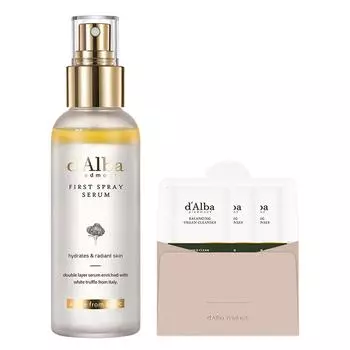 d Alba White Truffle First Spray Serum 100ml + Mildly Acidic Jelcle 9ml