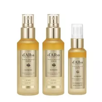 [D’ALBA] White Truffle Supreme Intensive Serum 100мл x 2шт + Supreme Serum 50мл [НАБОР]