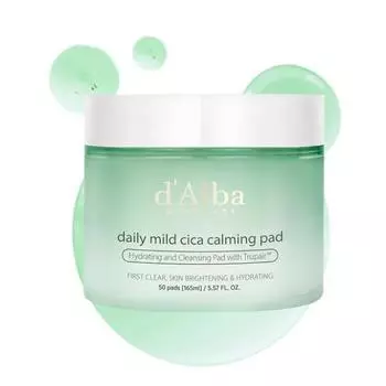 d Alba (воли) Ежедневные мягкие успокаивающие подушечки Cica 165 мл 1ea
