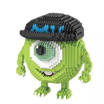 D Annie Nanoblock-Cap Green Monster, Кепка Green Monster, популярные корейские игрушки