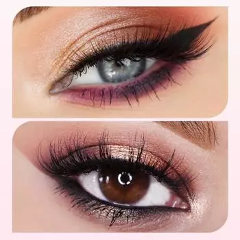 D Curl Cluster Eyelash Extension DIY Отдельные Ресницы Натуральные Тонкие Ресницы DIY чёрный