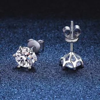 D Цвет 0,2-2,0 карат серьги-гвоздики с муассанитом для женщин и мужчин винтовая резьба серьги-гвоздики из серебра 925 пробы ювелирные изделия проходят тест на бриллианты 0.2ct 3.5mm
