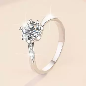 D цвет 1 карат муассанит бриллиантовое кольцо женское кольцо стерлингового серебра 925 пробы pt950 кольцо серебряное обручальное кольцо обручальное кольцо подарок для подруги 9