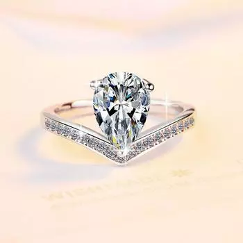 D цвет 2ct муассанит женское кольцо из стерлингового серебра 925 пробы модное обручальное кольцо с бриллиантом обручальное кольцо подарок для подруги изысканный ювелирный подарок 5