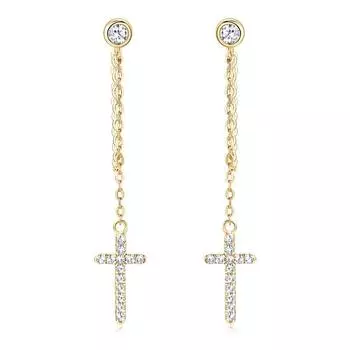 D Цвет 3,0 мм VVS1 Муассанит серьги-капли для женщин и девочек, серебро 925 пробы, ювелирные изделия, длинные звенья цепи, серьги-гвоздики