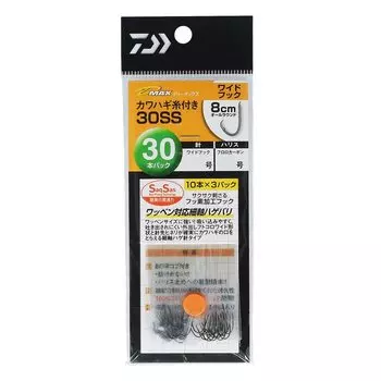 D-MAX 30SS широкий крючок размером 3,5 с нитью Filefish.