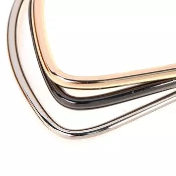 D металлическая ручка для сумки, ремень для сумки, кошелек, запасные аксессуары, аксессуары ручной работы серебряный