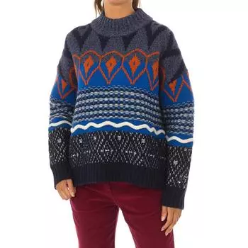 GA4FO2 Женский шерстяной свитер с круглым вырезом S разноцветный