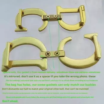 D-образная подвеска пряжка пружинный стержень ручка набор для седельных сумок