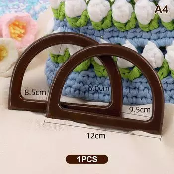 D-образная ручка для деревянных/пластиковых сумок, сменная ручка для сумки своими руками, аксессуары для сумок