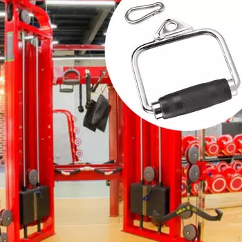 D-образная рукоятка для тросового тренажера, тяга вниз, стремя, фитнес-оборудование