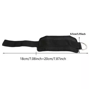 D-образное кольцо одинарный анкерный ремень ремень бедро шкив шина подъем фитнес-упражнения тренажеры высокое качество One Size чёрный