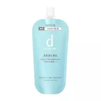 D program balance care emulsion mb emulsion refill for sensitive skin, for noticeable pores 88ml