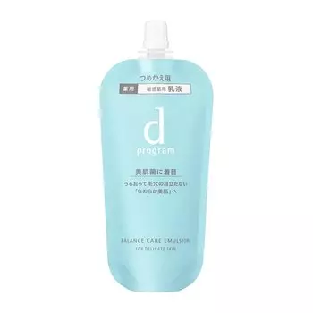 d program Balance Care Emulsion MB Молочко-лосьон Сменный блок Для чувствительной для видимой 88 мл [Официально] [Квазилекарственное средство] кожи, пор,