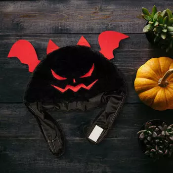 Дьявольская шляпа Косплей Зимний Хэллоуин Головной убор для тематических вечеринок Фестиваль