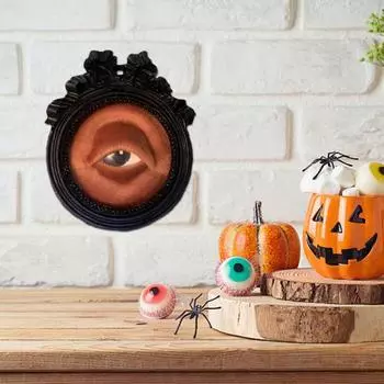 Дьявольский глаз рамка настенное украшение домашний офис гостиная вечеринка на Хэллоуин дом с привидениями красный