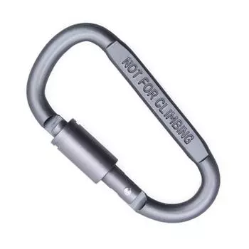 D-ring Snap Buckle Carabiner Keychain Camp EDC Tools Travelling Easy Carrying Aluminum Alloy Outdoor Durable Parts