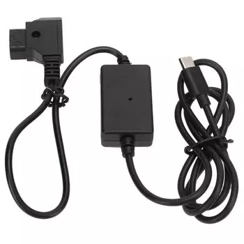 D Tap Male to Regulated 5V USB Type C Output Power Cable for Mobile Phone Monitor Camera Fill Light